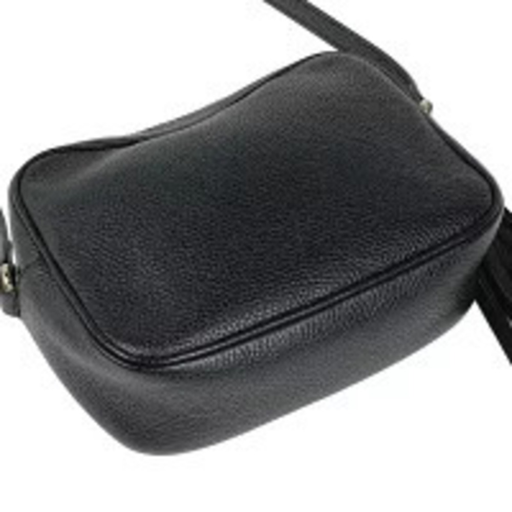 Gucci Soho Shoulder Bag Leather Black Tassel Fringe - Picture 1 of 7
